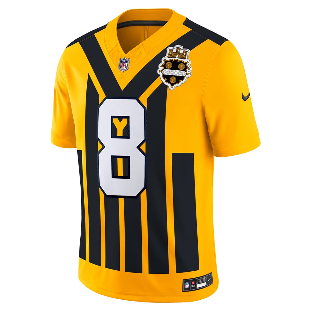 Men's Pittsburgh Steelers Aaron Rodgers Gold Alternate Vapor F.U.S.E. Limited Jersey