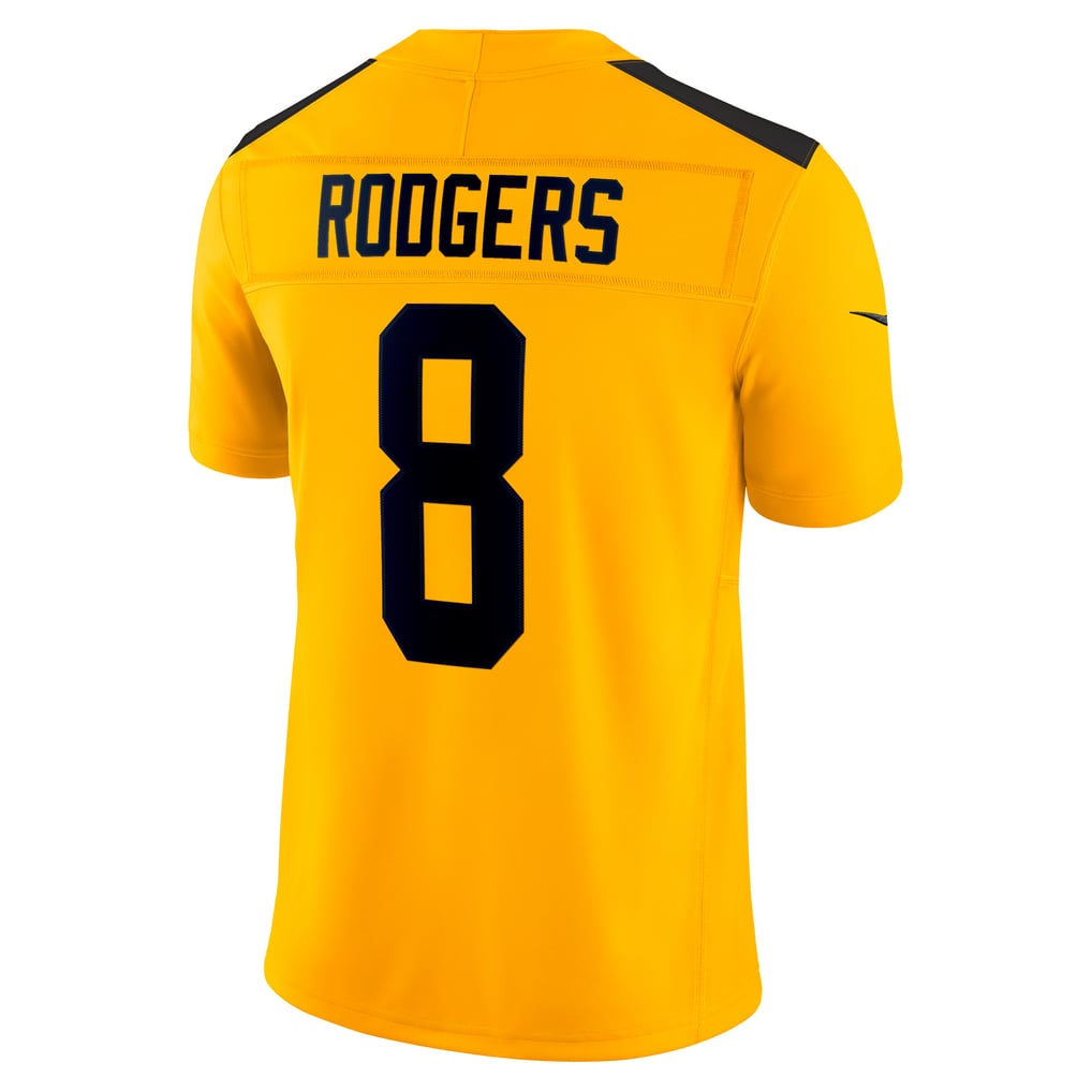 Men's Pittsburgh Steelers Aaron Rodgers Gold Alternate Vapor F.U.S.E. Limited Jersey