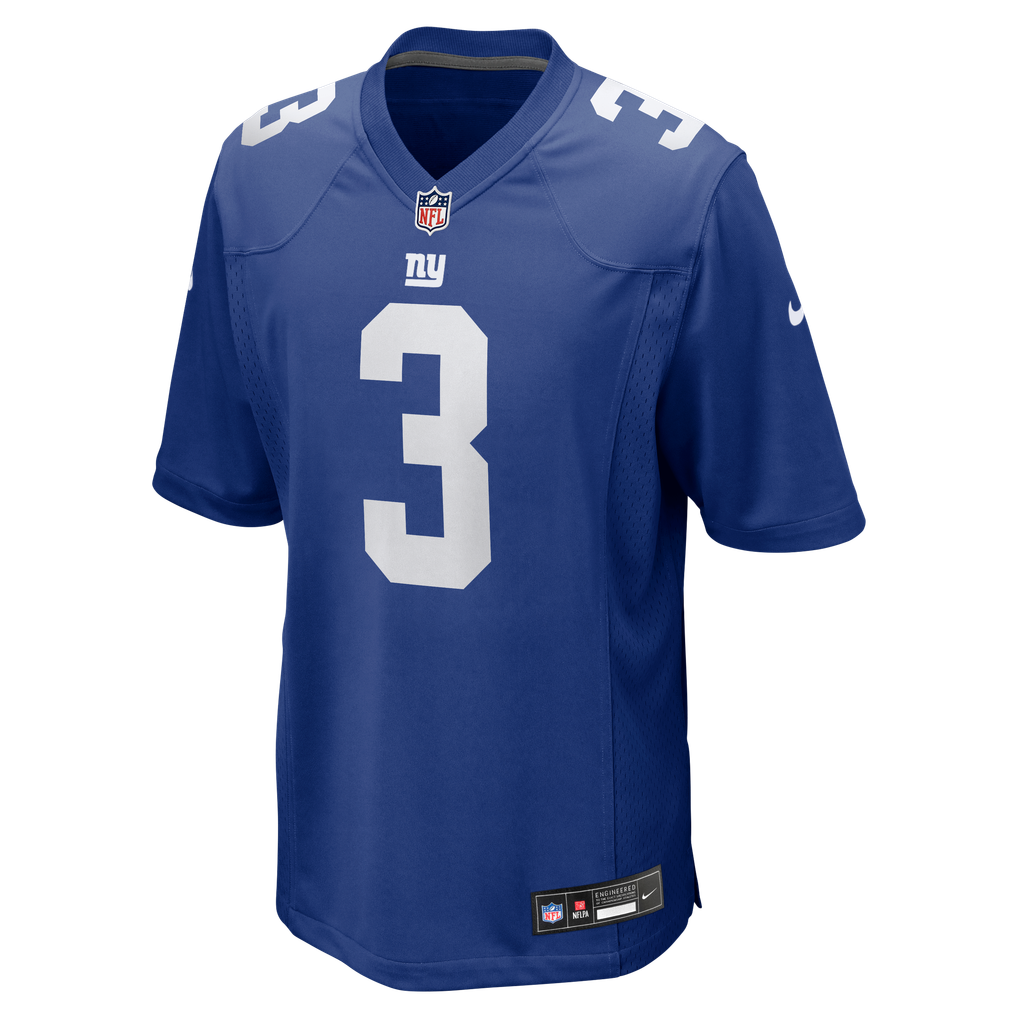 Men's New York Giants Abdul Carter Royal Team Game Jersey