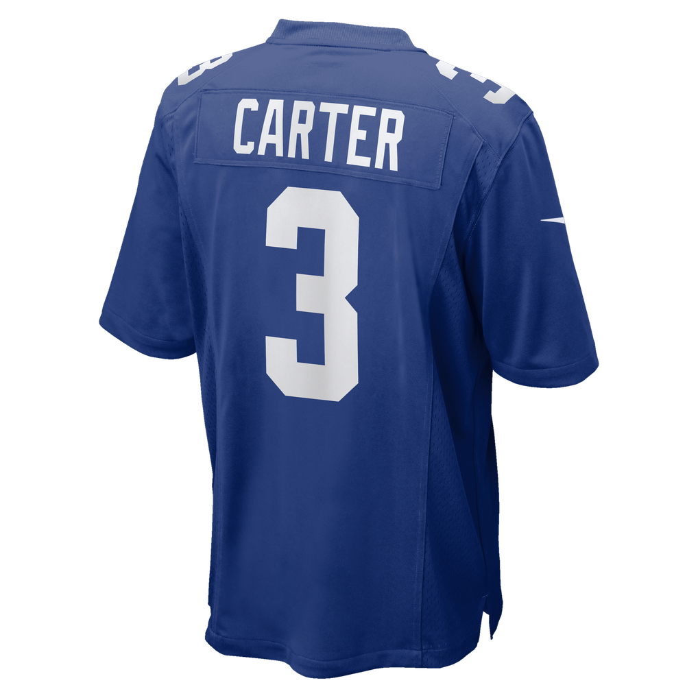 Men's New York Giants Abdul Carter Royal Team Game Jersey