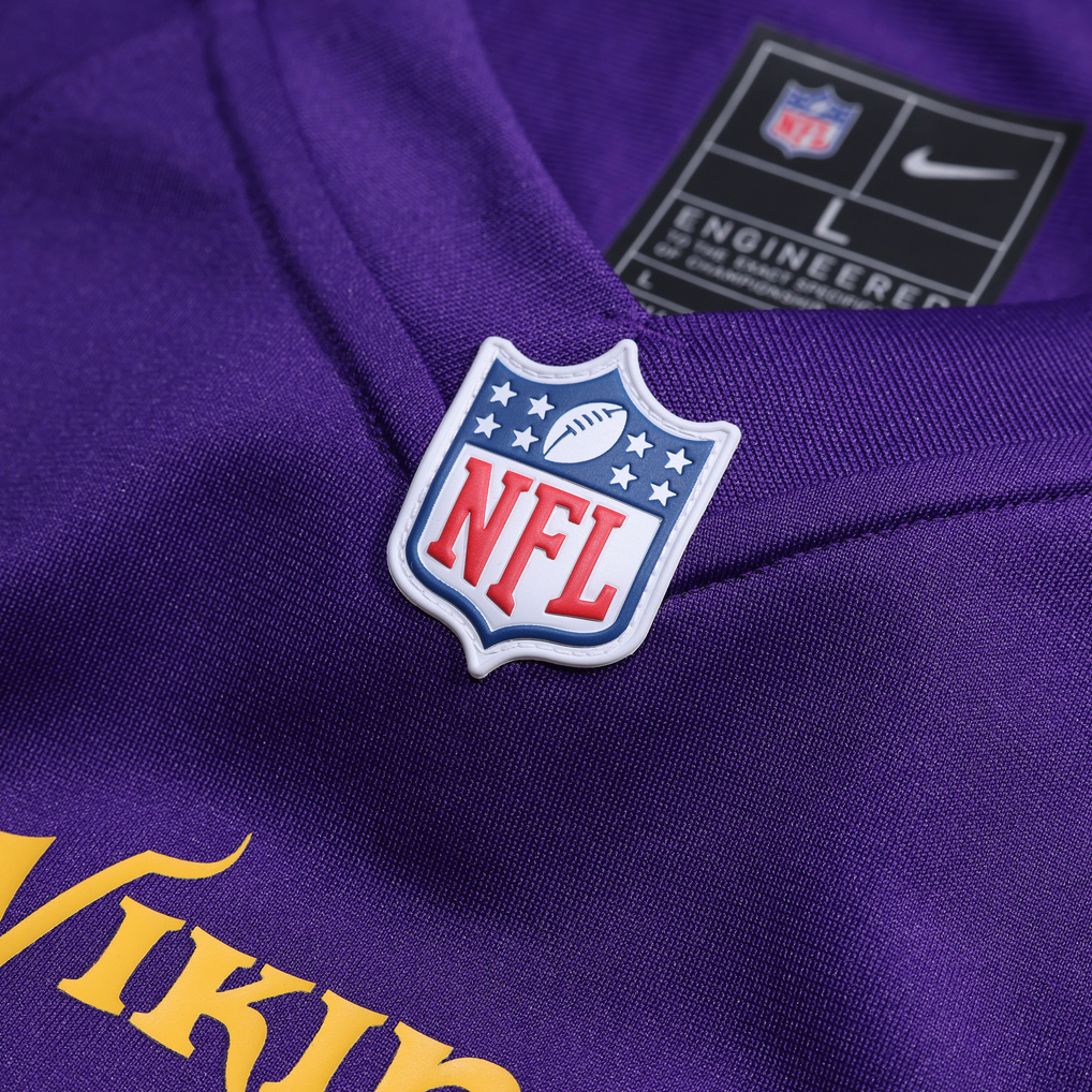 Men's Minnesota Vikings Adam Thielen Purple Game Jersey