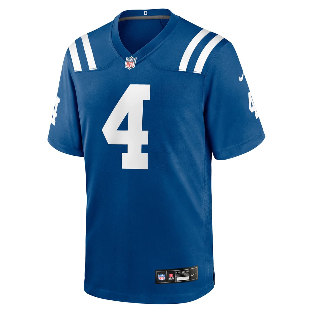 Men's Indianapolis Colts Adam Vinatieri Royal Team Retired Game Jersey