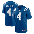 Men's Indianapolis Colts Adam Vinatieri Royal Team Retired Game Jersey