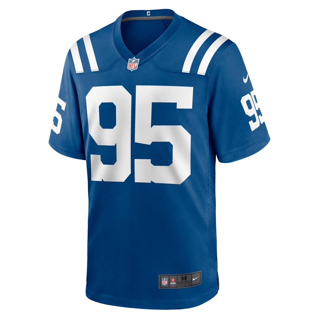 Men's Indianapolis Colts Adetomiwa Adebawore Royal Team Game Jersey