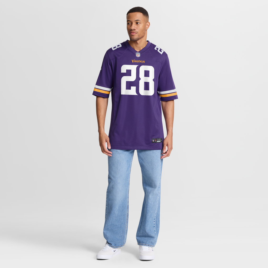 Men's Minnesota Vikings Adrian Peterson Purple Team Retired Game Jersey