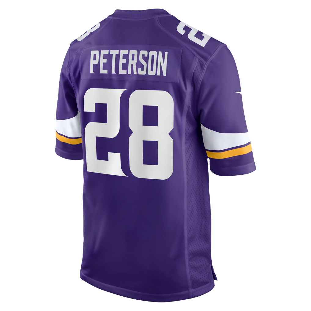 Men's Minnesota Vikings Adrian Peterson Purple Team Retired Game Jersey