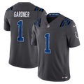 Men's Indianapolis Colts Ahmad Sauce Gardner Anthracite 2026 Rivalries Collection Stitched Limited Jersey