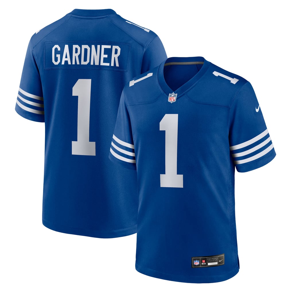 Men's Indianapolis Colts Ahmad Sauce Gardner Royal Alternate Game Jersey