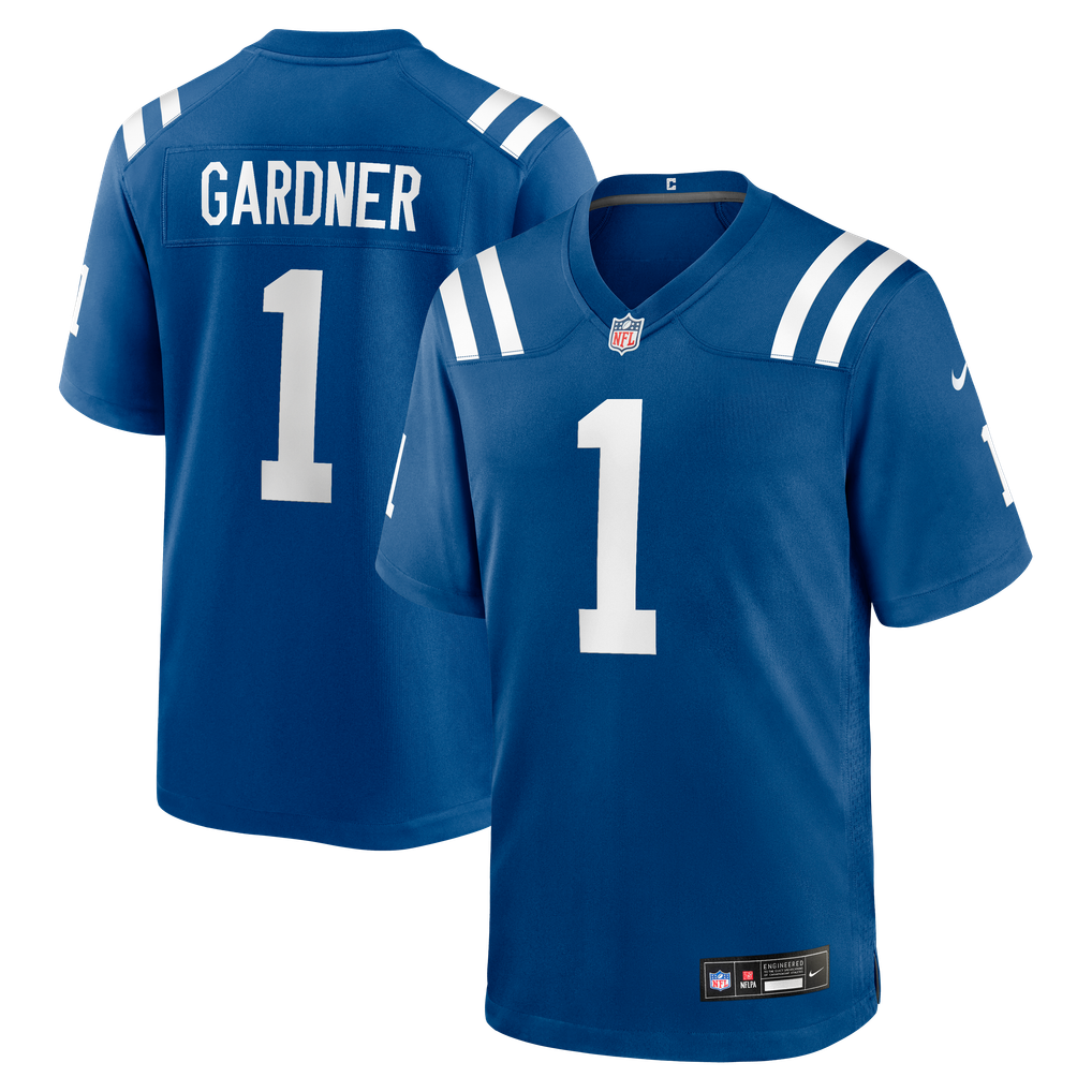 Men's Indianapolis Colts Ahmad Sauce Gardner Royal Team Game Jersey