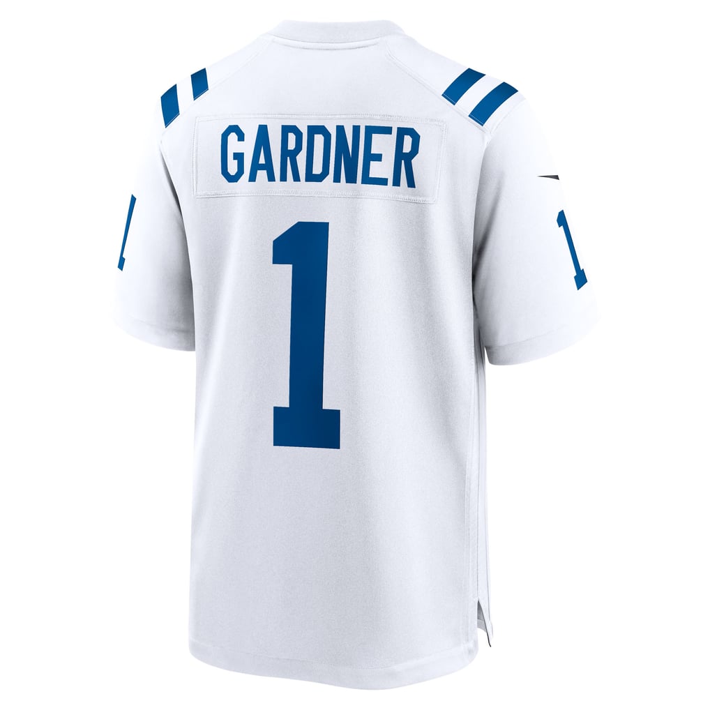 Men's Indianapolis Colts Ahmad Sauce Gardner White Game Jersey