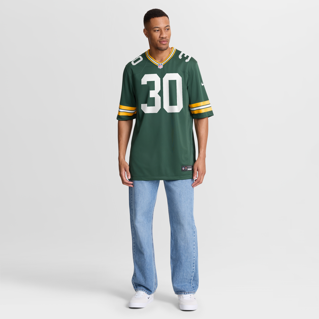 Men's Green Bay Packers Ahman Green Green Team Retired Player Game Jersey
