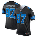 Men's Detroit Lions Aidan Hutchinson Black Legend Player Performance Top