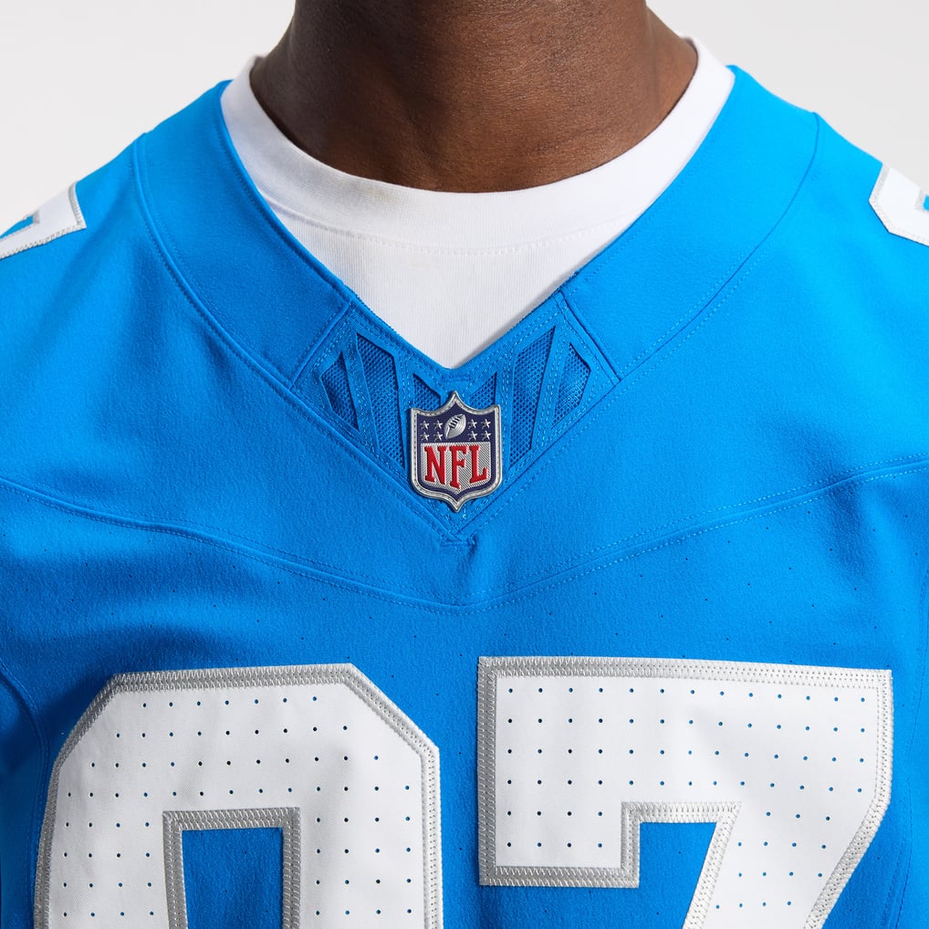 Men's Detroit Lions Aidan Hutchinson Blue Alternate Vapor F.U.S.E. Elite Jersey
