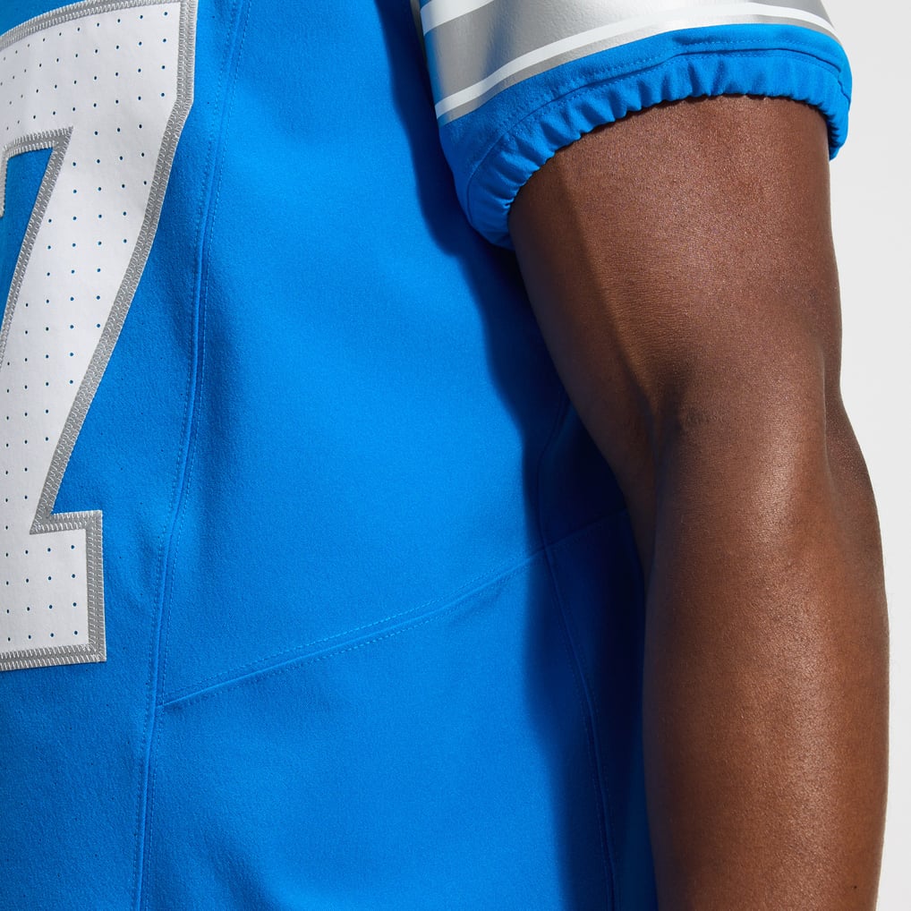 Men's Detroit Lions Aidan Hutchinson Blue Team Vapor F.U.S.E. Elite Jersey