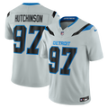 Men's Detroit Lions Aidan Hutchinson Silver 2026 Rivalries Collection Stitched Limited Jersey