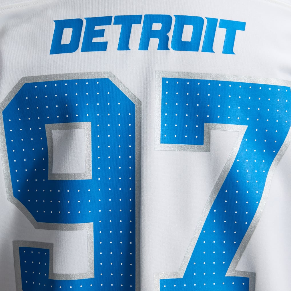 Men's Detroit Lions Aidan Hutchinson White Game Jersey