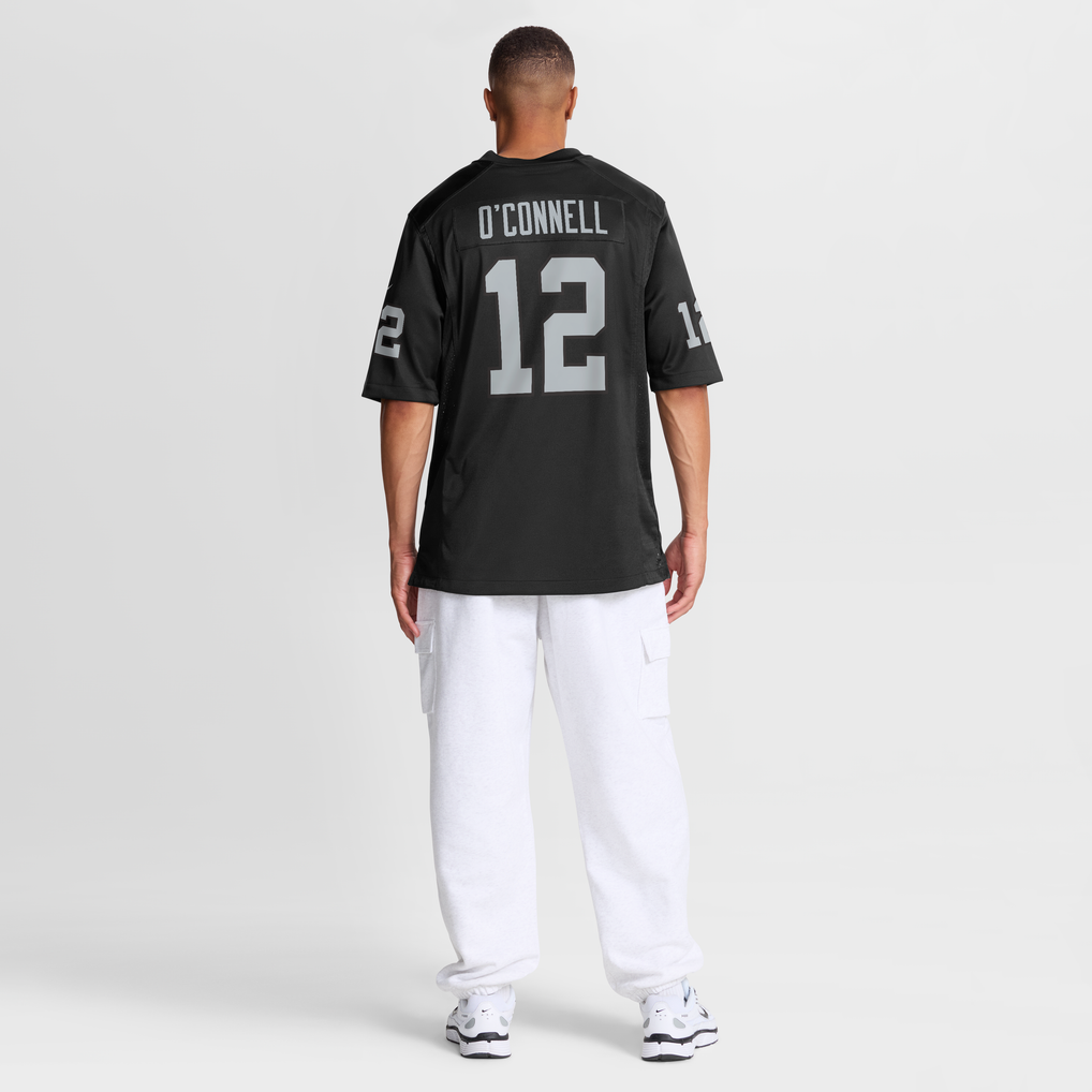 Men's Las Vegas Raiders Aidan O'Connell Black Team Game Jersey