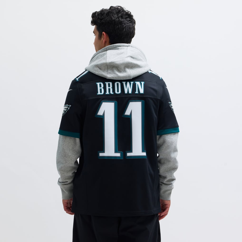 Men's Philadelphia Eagles A.J. Brown Black Alternate Vapor F.U.S.E. Limited Jersey