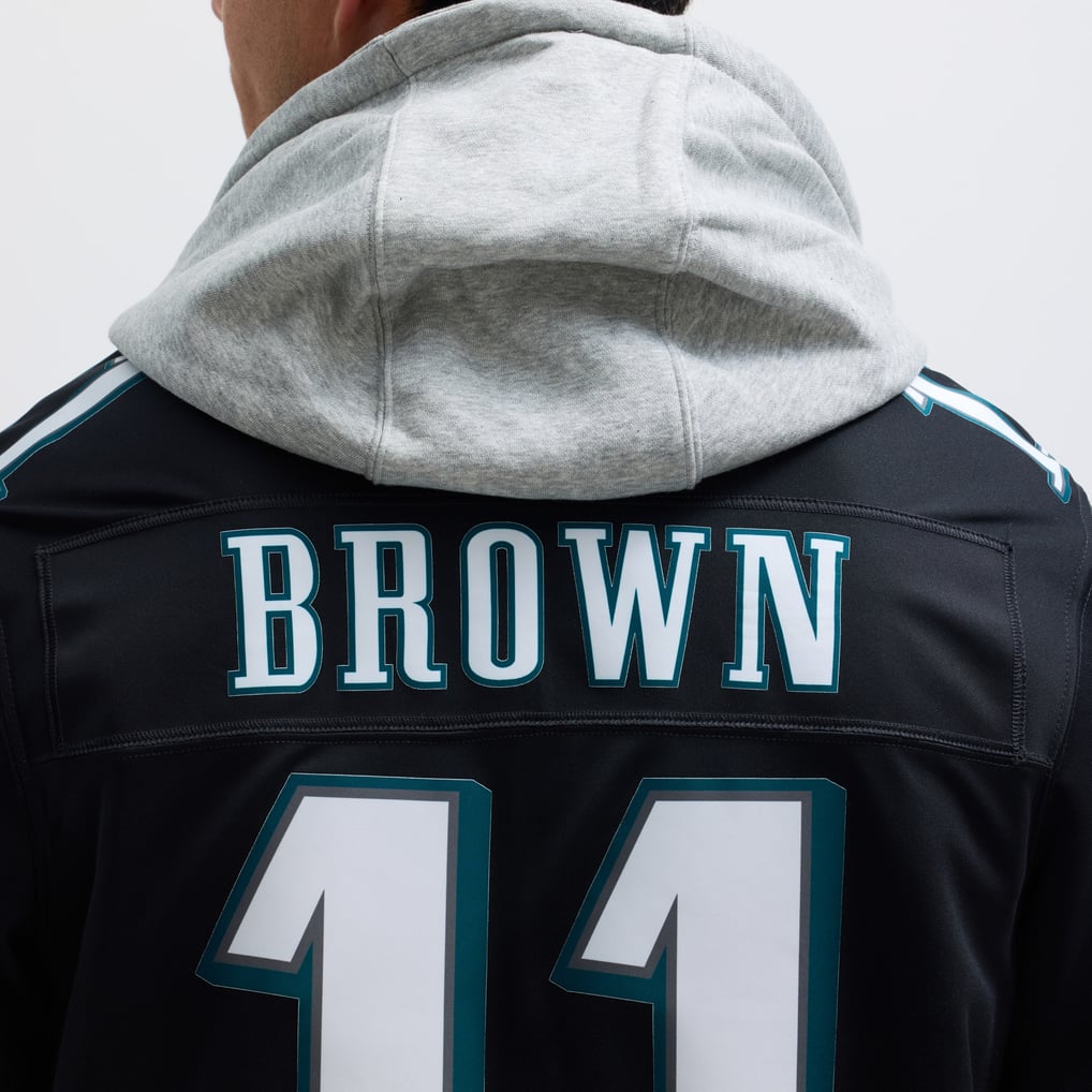 Men's Philadelphia Eagles A.J. Brown Black Alternate Vapor F.U.S.E. Limited Jersey