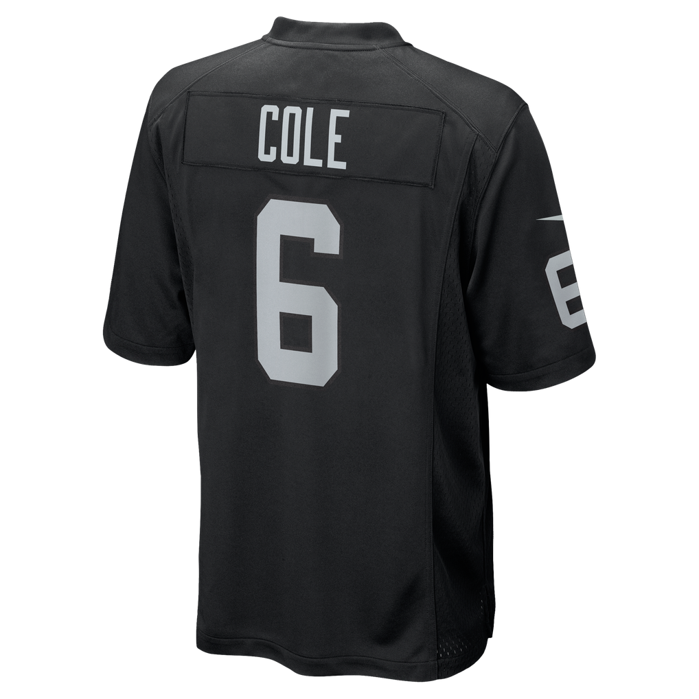 Men's Las Vegas Raiders AJ Cole Black Game Jersey