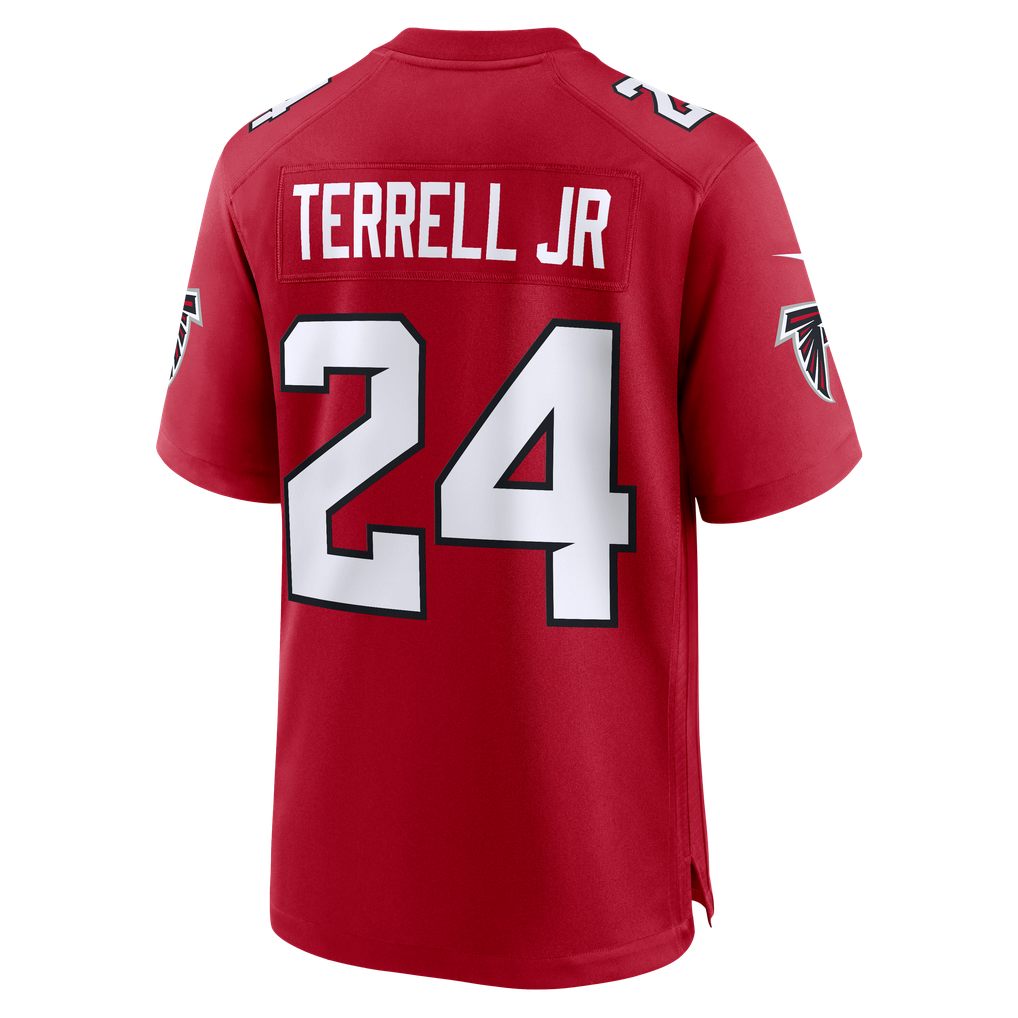 Men's Atlanta Falcons A.J. Terrell Red Game Jersey