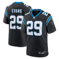 Men's Carolina Panthers Akayleb Evans Black Team Game Jersey