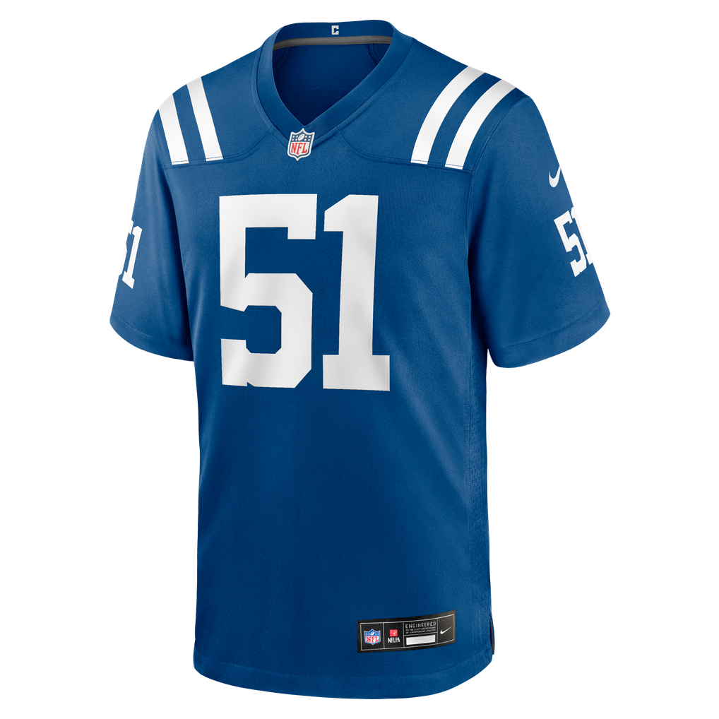 Men's Indianapolis Colts Akeem Davis-Gaither Royal Team Game Jersey