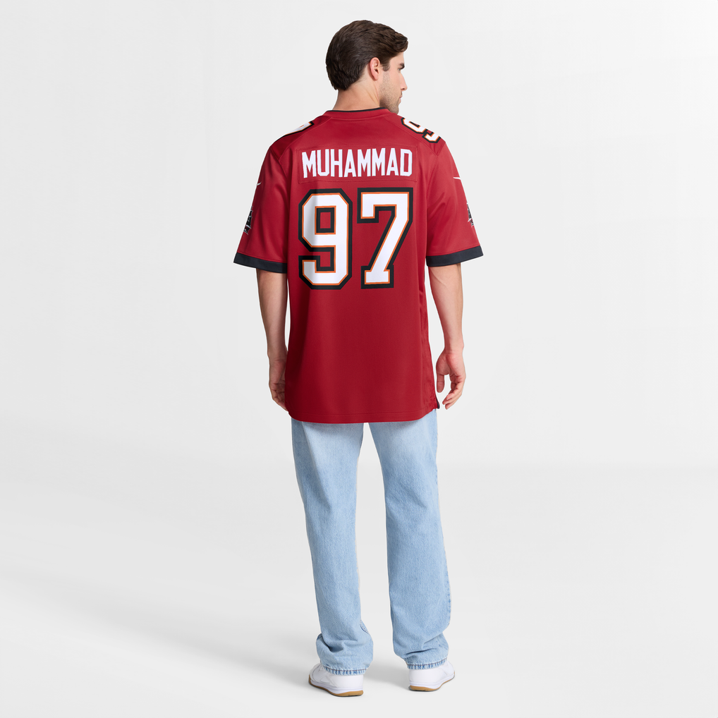 Men's Tampa Bay Buccaneers Al-Quadin Muhammad Red Team Game Jersey