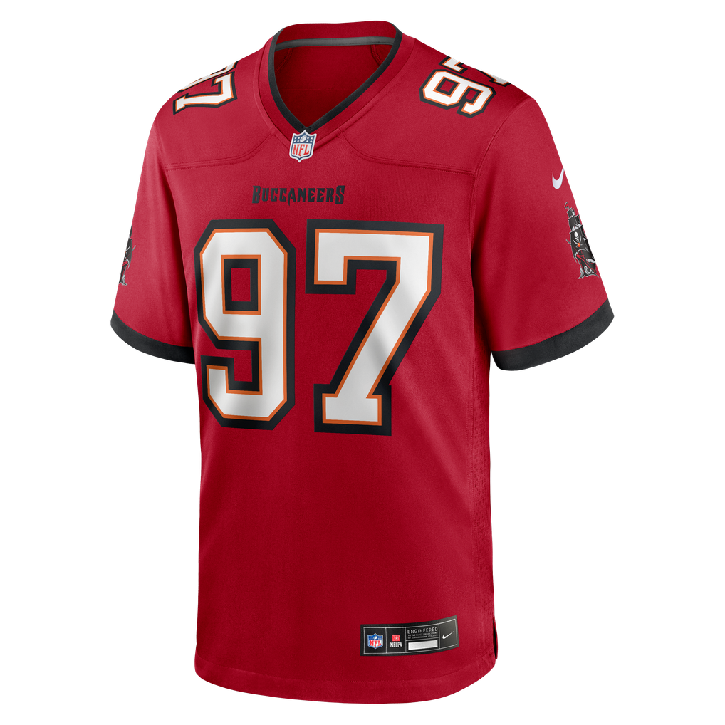 Men's Tampa Bay Buccaneers Al-Quadin Muhammad Red Team Game Jersey