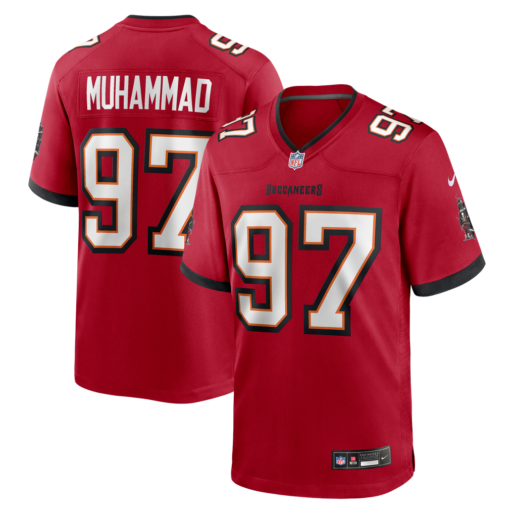 Men's Tampa Bay Buccaneers Al-Quadin Muhammad Red Team Game Jersey