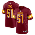 Men's Washington Commanders Ale Kaho Burgundy Team Game Jersey