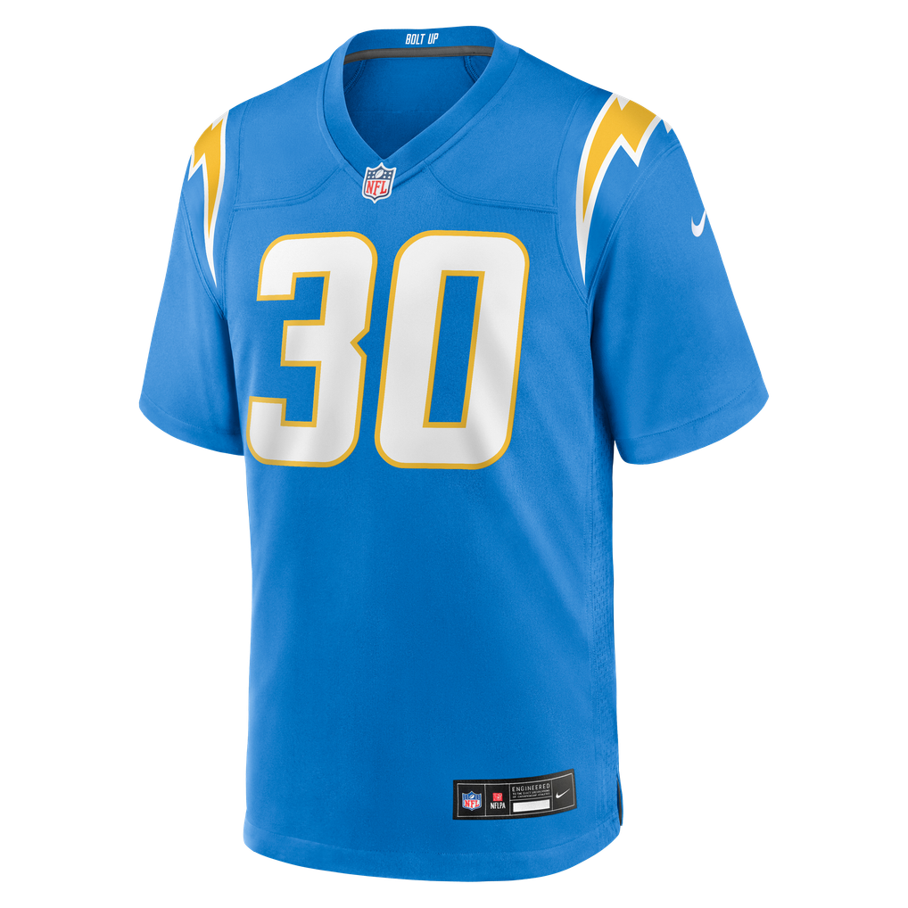 Men's Los Angeles Chargers Alec Ingold Powder Blue Team Game Jersey