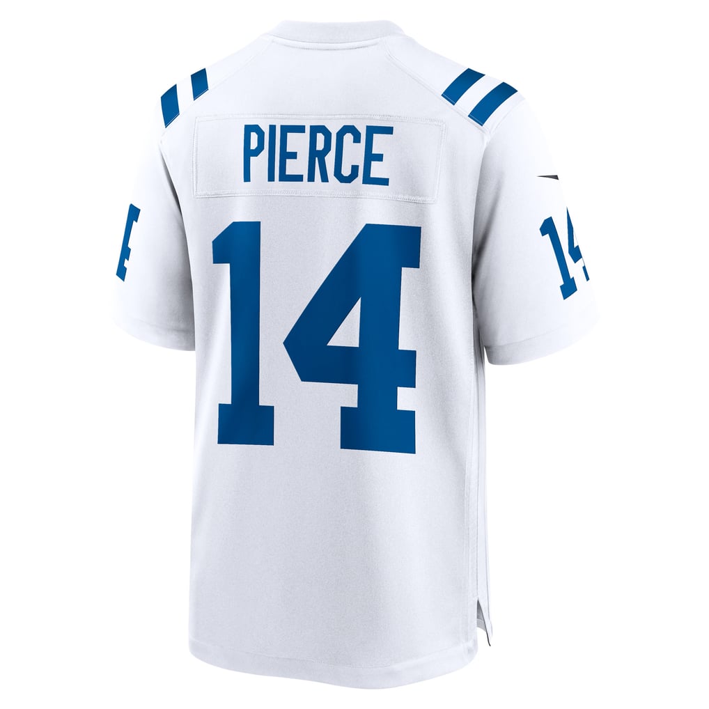 Men's Indianapolis Colts Alec Pierce White Away Game Player Jersey