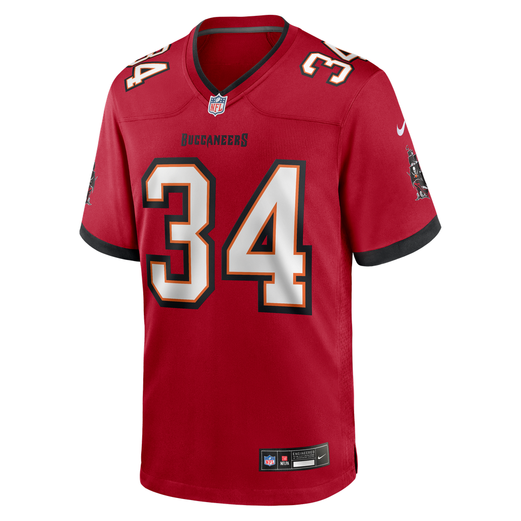 Men's Tampa Bay Buccaneers Alex Anzalone Red Team Game Jersey