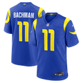 Men's Los Angeles Rams Alex Bachman Royal Team Game Jersey