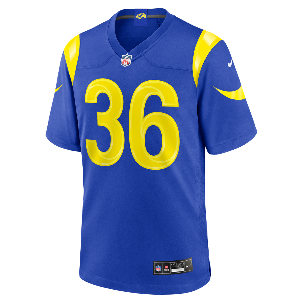 Men's Los Angeles Rams Alex Johnson Royal Team Game Jersey