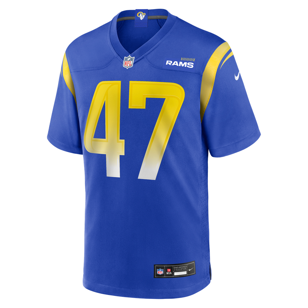 Men's Los Angeles Rams Alex Ward Royal Home Game Jersey