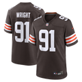 Men's Cleveland Browns Alex Wright Brown Team Game Jersey