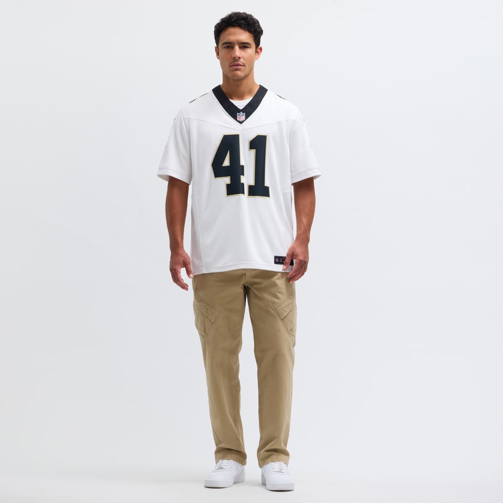 Men's New Orleans Saints Alvin Kamara White Vapor F.U.S.E. Limited Jersey