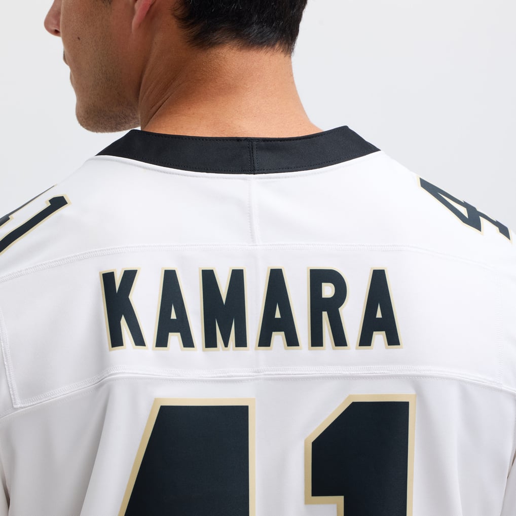 Men's New Orleans Saints Alvin Kamara White Vapor F.U.S.E. Limited Jersey