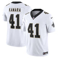 Men's New Orleans Saints Alvin Kamara White Vapor F.U.S.E. Limited Jersey
