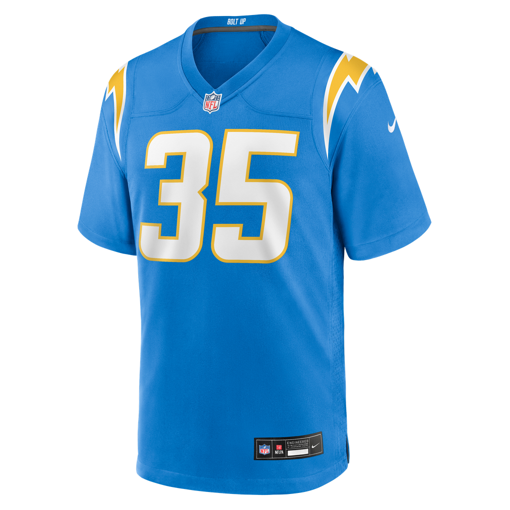 Men's Los Angeles Chargers Amar Johnson Powder Blue Team Game Jersey