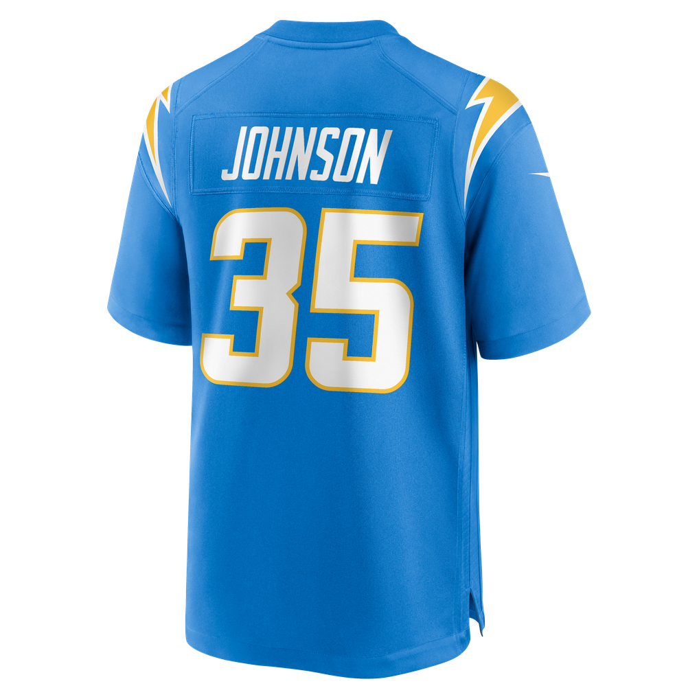 Men's Los Angeles Chargers Amar Johnson Powder Blue Team Game Jersey