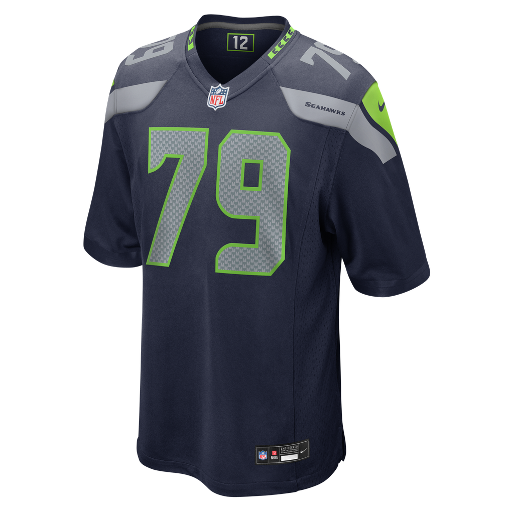Men's Seattle Seahawks Amari Kight College Navy Team Game Jersey