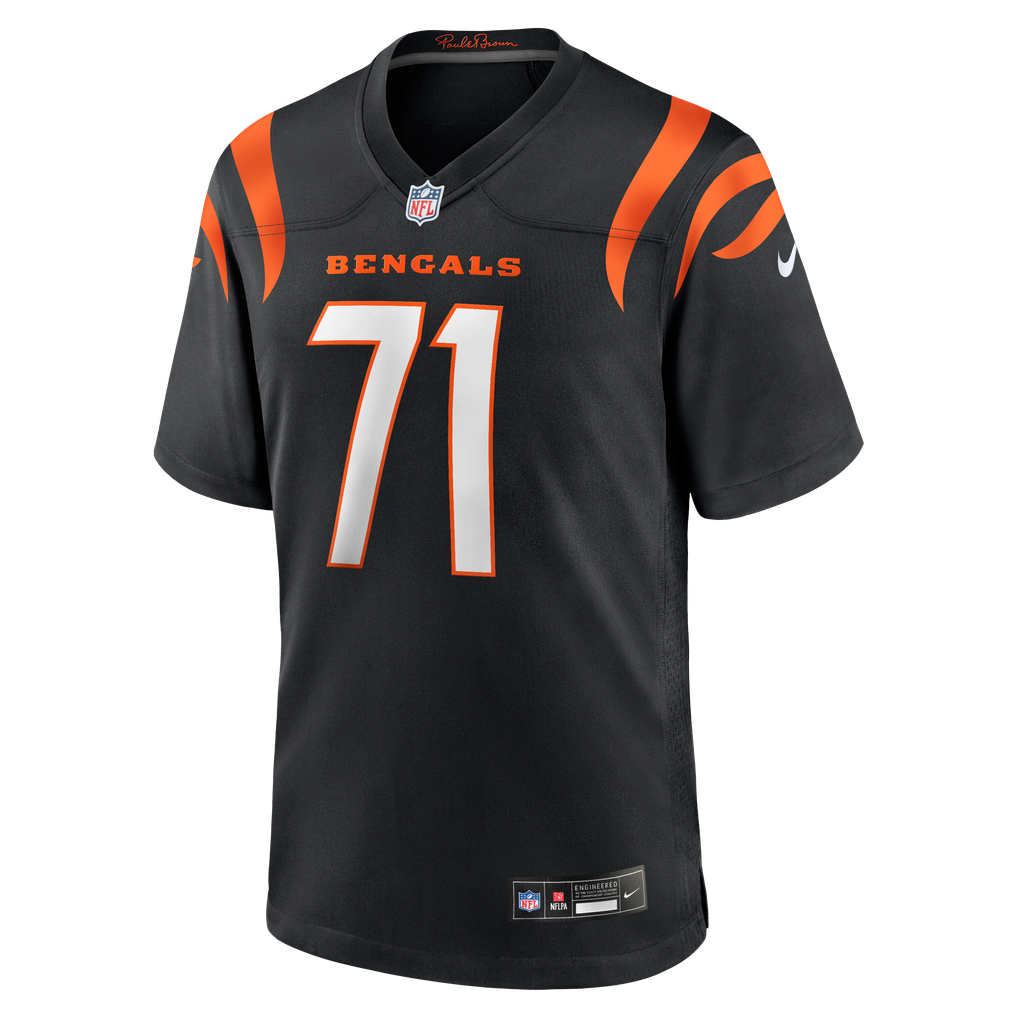Men's Cincinnati Bengals Amarius Mims Black Player Game Jersey