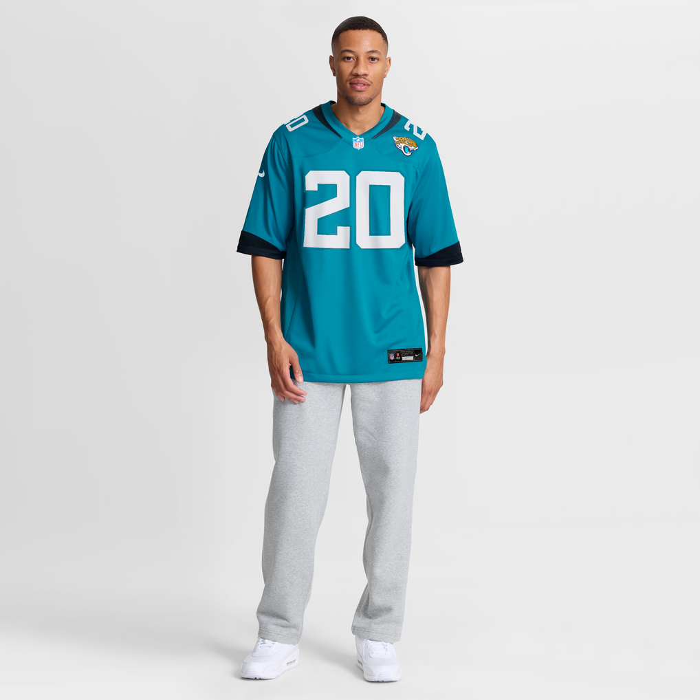 Men's Jacksonville Jaguars Ameer Abdullah Teal Team Game Jersey