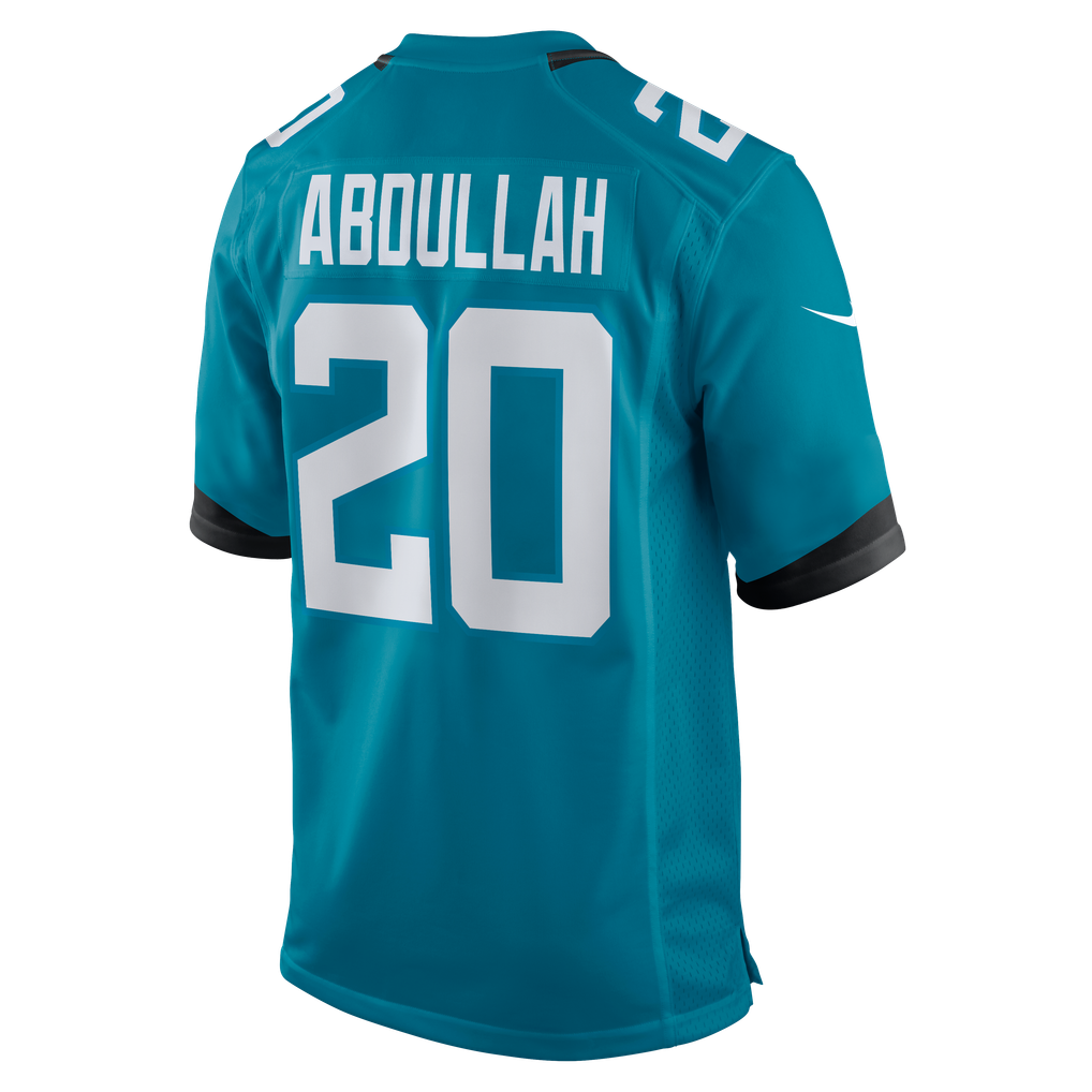 Men's Jacksonville Jaguars Ameer Abdullah Teal Team Game Jersey