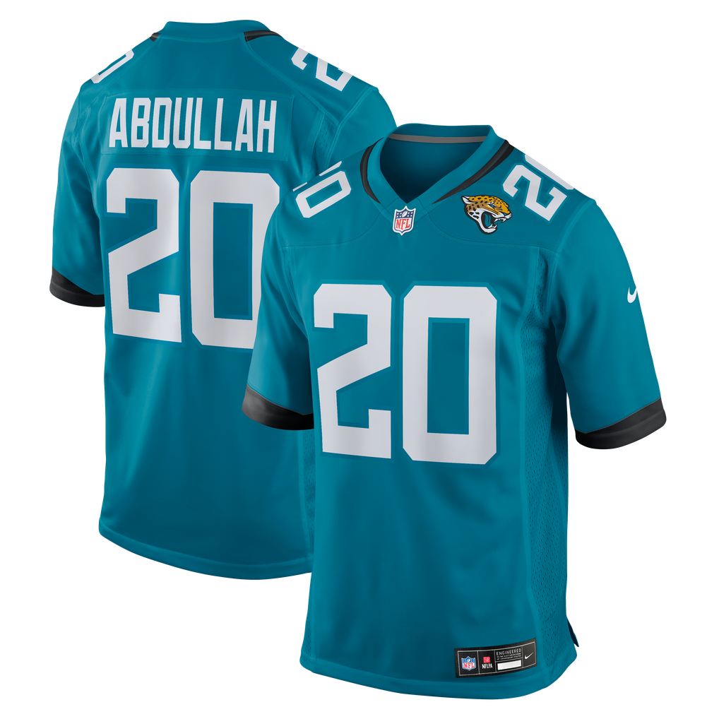 Men's Jacksonville Jaguars Ameer Abdullah Teal Team Game Jersey