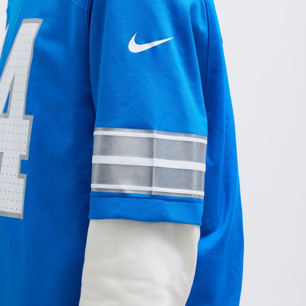 Men's Detroit Lions Amon-Ra St. Brown Blue Game Jersey