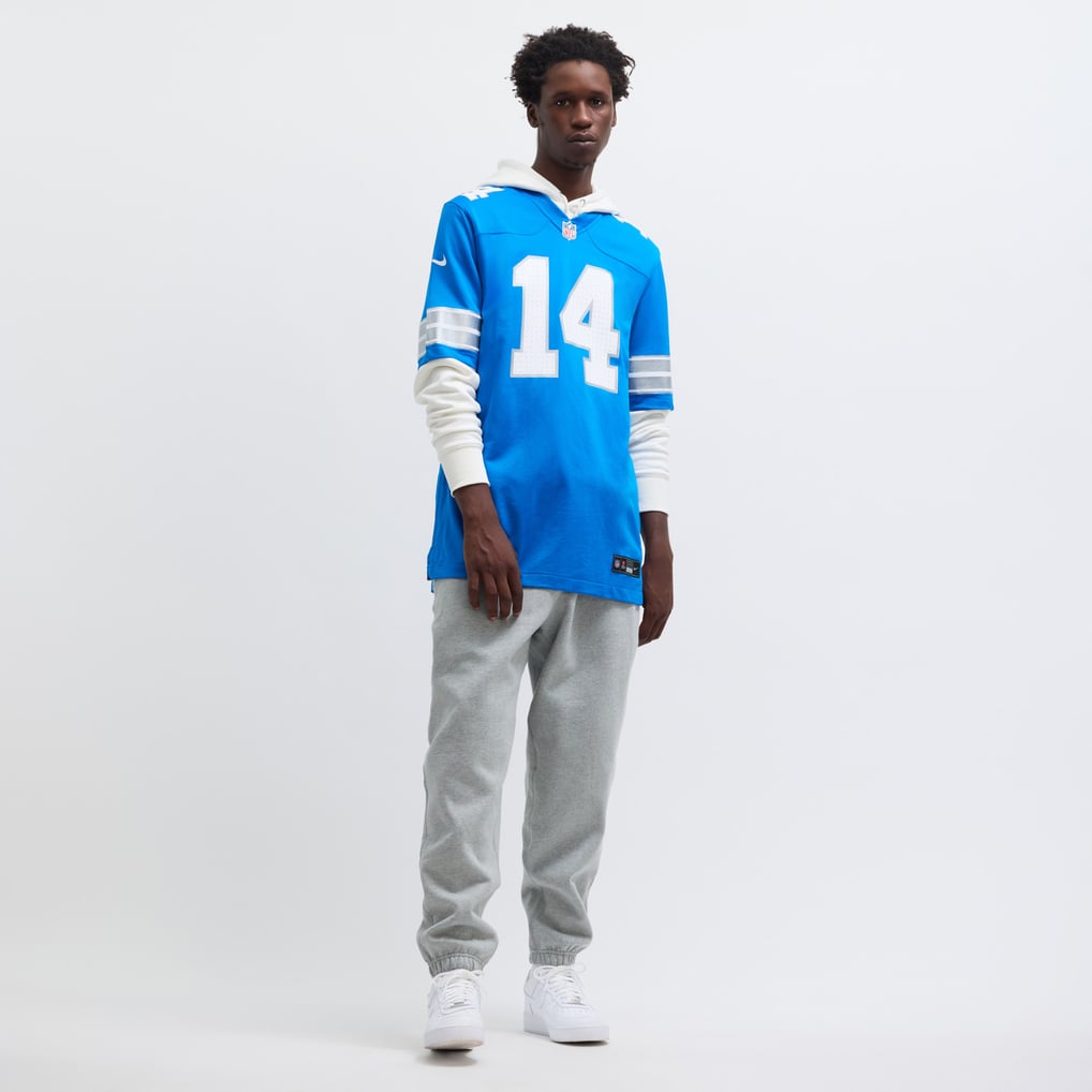 Men's Detroit Lions Amon-Ra St. Brown Blue Game Jersey